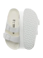 Birkenstock dámské/pánské žabky Birkenstock Arizona Birko-Flor Regular wide-foot for summer white (1019061)