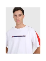 Pánské tričko oversize s potiskem 4F 4FRAW25TTSHM3227-10S