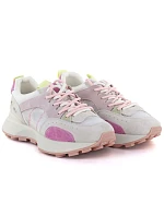 Dámské semišové kožené polobotky růžové Vinceza 66725