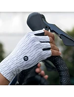 Silniční cyklistické rukavice Rockbros velikost: XL - bílo-černé