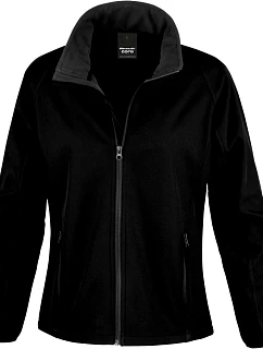 Result R 231F Dámská 2-vrstvá softshell bunda "Printable" 30.231F black/black