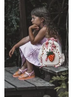 Dětské vonící sandálky na suchý zip ZAXY LL385026 Oranžové