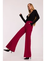 M875 Široké kalhoty - bordó