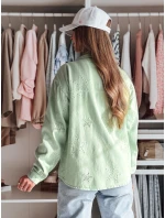 Dámská přechodná bunda jedné velikosti Star STRASHINE mint FashionStreet TY4843 Dámská přechodná bunda jedné velikosti Star STRASHINE mint FashionStreet TY4843