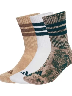 Adidas Stonewash Crew 3 páry ponožek s 3 pruhy JX5531