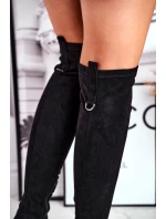 Dámské kozačky eko-semiš černé Can't Stop Dámské kozačky eko-semiš černé Can't Stop