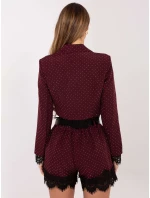 IT SN šortky FL9965.88 tmavě červená IT SN šortky FL9965.88 tmavě červená