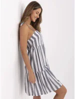 Šaty LK SK 507684.14 tmavě modrá a bílá