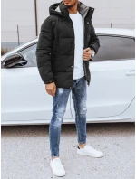 Pánská zimní prošívaná bunda černá FashionStreet TX4463