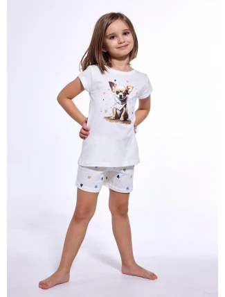 Pyžamo Cornette Kids Girl 787/108 Čivava kr/r 86-128