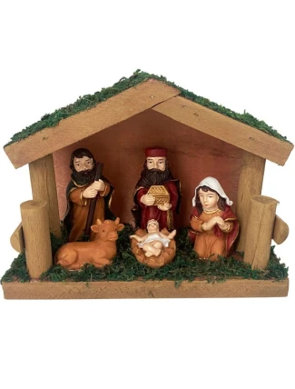 VÁNOČNÍ BETLÉM 15X6.5X11CM SASKA GARDEN