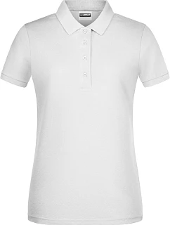 Daiber 8009 Dámské piqué polo z bio bavlny 02.8009 white