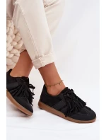 Dámské tenisky s třásněmi Černé Dorivelle