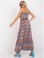 Šaty D73771M30313A hnědé Šaty D73771M30313A hnědé