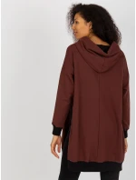 Mikina VI BL 327.70P tmavě hnědá Mikina VI BL 327.70P tmavě hnědá