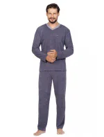 Pyžamo Regina 592 dlouhé/r froté 2XL-3XL pánské