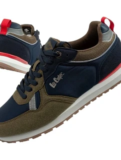 Lee Cooper sportovní obuv pánské tenisky módní pohodlné odolné námořnická modrá khaki
