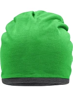 Daiber MB 7131 Žerzejová čepice s fleecovou podšívkou 03.7131 fern green/carbon