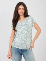 Tričko D12110M02646E pistácie Tričko D12110M02646E pistácie