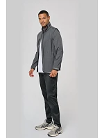 Kariban ProAct PA 323 3-vrstvá softshellová bunda s odep. rukávy 20.P323 black Kariban ProAct PA 323 3-vrstvá softshellová bunda s odep. rukávy 20.P323 black