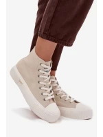 Dámské tenisky Na platformě LEE 50253002.35E ISLA WOMEN MID Béžové