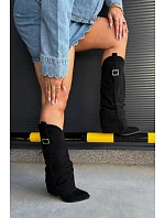 Kozačky na podpatku model 230959 Step in style
