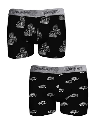 Pánské boxerky John Frank JF2BEF37 2PACK