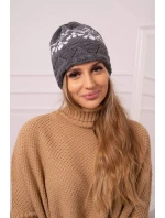 Dámská čepice Kira K374 tmavě šedá Dámská čepice Kira K374 tmavě šedá