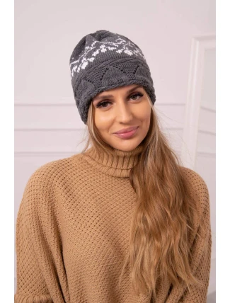 Dámská čepice Kira K374 tmavě šedá Dámská čepice Kira K374 tmavě šedá