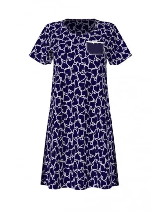 Dámská noční košile 10900-253 modrá - Vamp