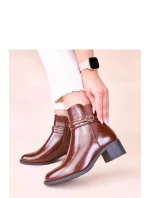 Boty na podpatku model 222371 Solea Boty na podpatku model 222371 Solea