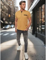 Pánská polokošile ala khaki FashionStreet RX5632