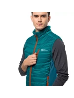 Jack Wolfskin pánská vesta bez rukávů ROUTEBURN PRO INS VEST M bay blue (1206871_1124)