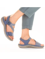 Pohodlné modré sandály Rieker W RKR587