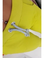 Barevná pruhovaná sada kiwi+bílá