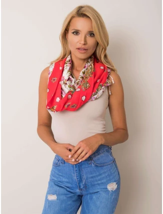 Dámský šátek AT CH Q7 4 korálový Dámský šátek AT CH Q7 4 korálový