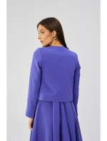 S368 Blejzr s otevřenou přední částí - fialový S368 Blejzr s otevřenou přední částí - fialový