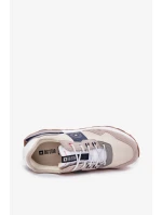 Pánské semišové tenisky na platformě Big Star – šedé