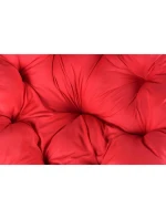 ZAHRADNÍ KŘESLO OTOČNÉ O 360 STUPŇŮ S ČERVENÝM POLŠTÁŘEM ZAHRADNÍ KŘESLO OTOČNÉ O 360 STUPŇŮ S ČERVENÝM POLŠTÁŘEM