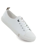 Dámské nízké tenisky z eko kůže bílé Big Star TT274023