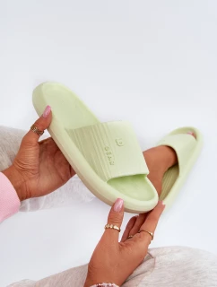 Dámské lehké zelené pěnové žabky Fenicva