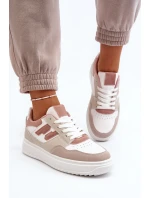 Dámské béžové nízké tenisky Regines