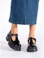 Exkluzívní polobotky dámské černé platforma Exkluzívní polobotky dámské černé platforma