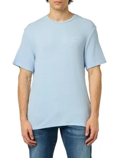 Boss Rib Azzurro M Tričko 50509328-450 pánské