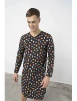Pohodlná pánská noční košile 17617 - Vamp Pohodlná pánská noční košile 17617 - Vamp