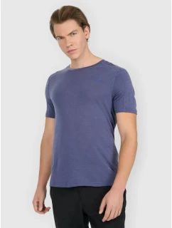 Pánské trekingové tričko z merino vlny 4F 4FWAW25TFTSM1526-32S