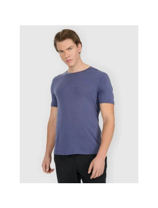 Pánské trekingové tričko z merino vlny 4F 4FWAW25TFTSM1526-32S