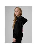 Dívčí volná mikina s kapucí 4F 4FJRSS26TSWSF2902-20S