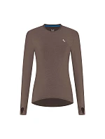 Běžecké tričko Rogelli T-shirt DR ESSENTIAL, barva mokka, velikost 2XL