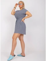 Šaty RV SK 6632.25 bílé a tmavě modré